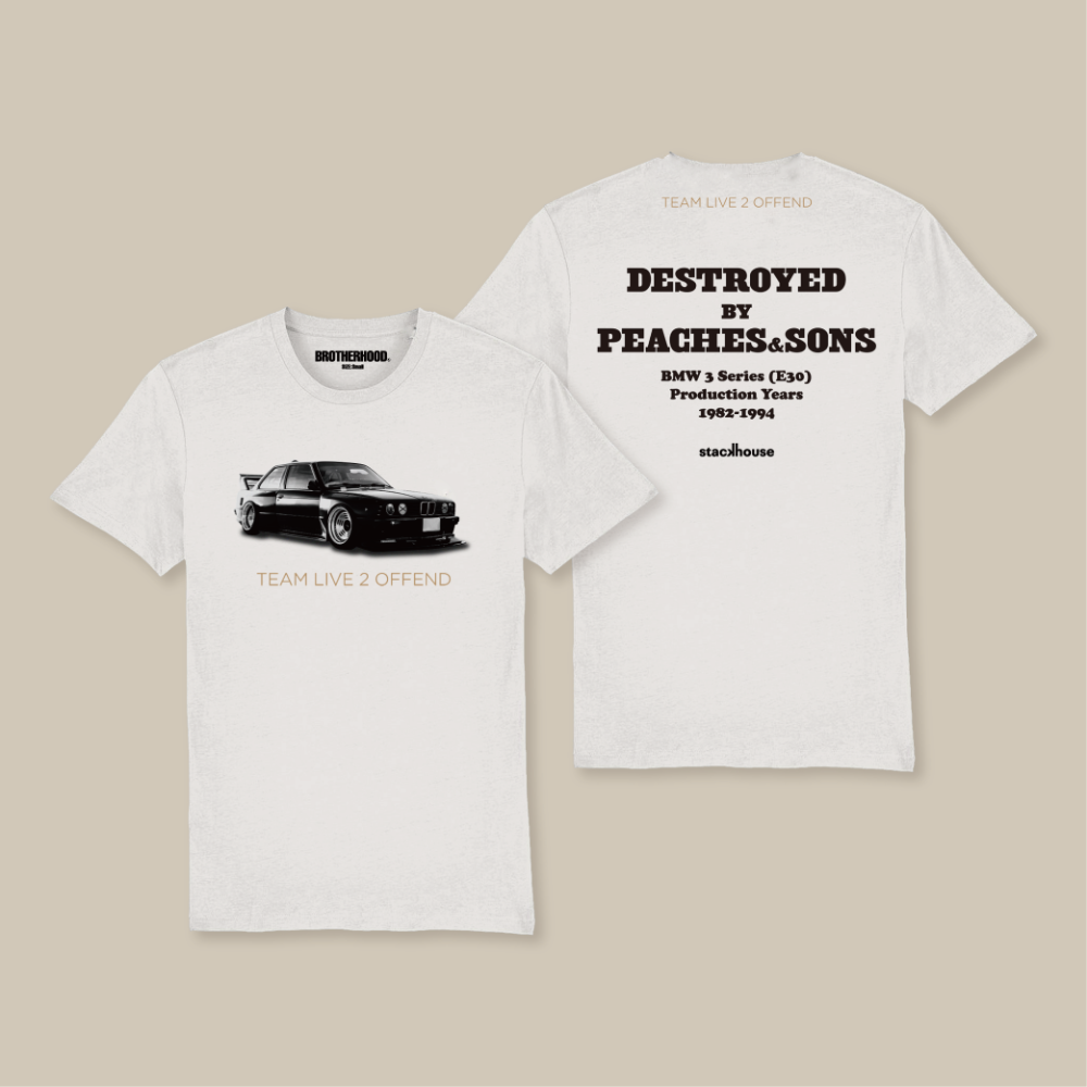 stackhouse x Peaches 브라더후드 티셔츠